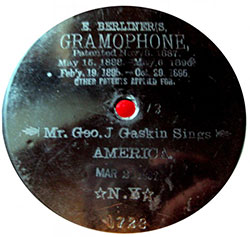 Berliner's Gramophone 1723